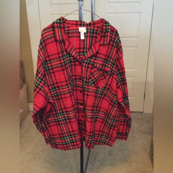 NWOT Plus Size Pajama Top - Picture 1 of 4